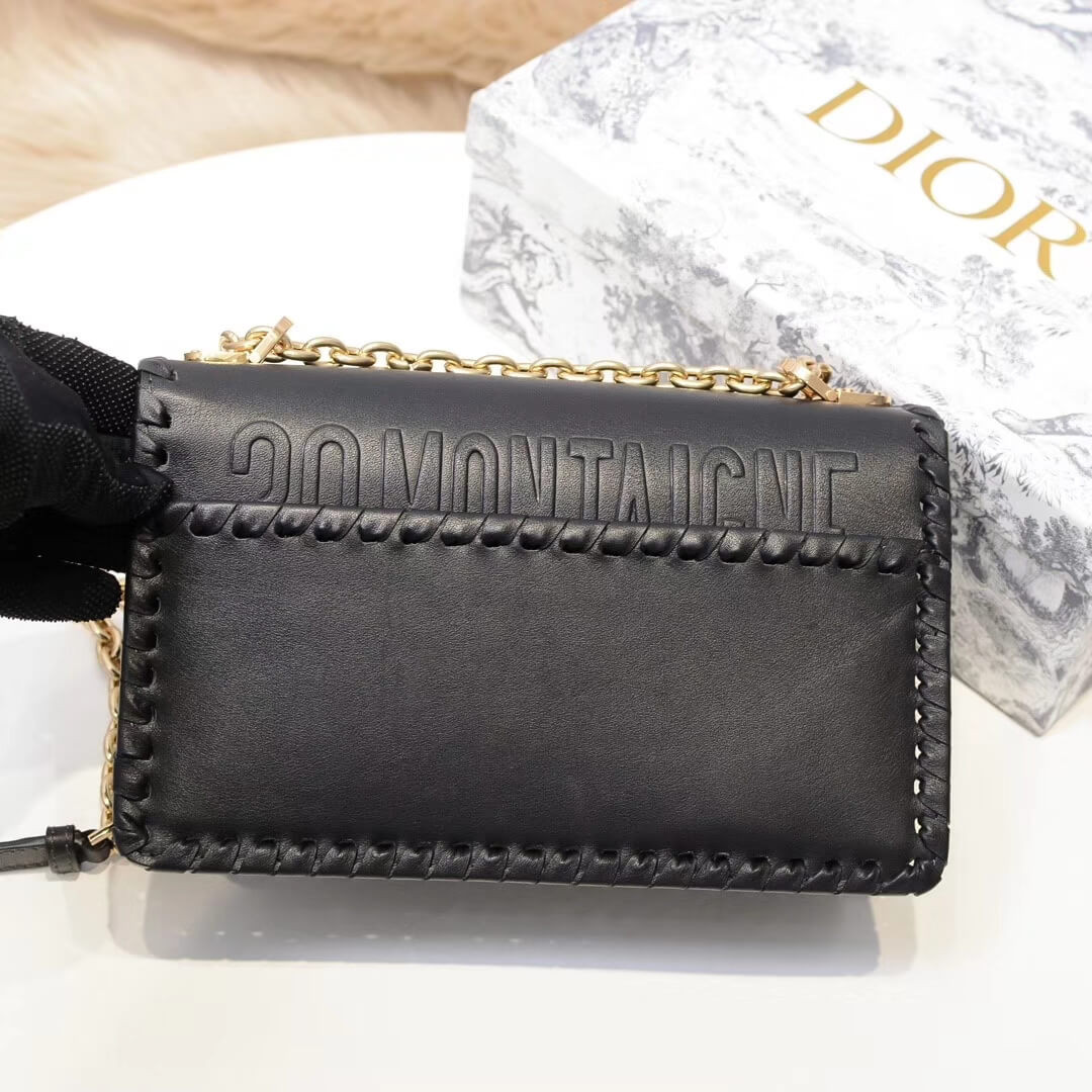 Christian Dior 30 Montaigne Calfskin Flap Chain Bag M9220