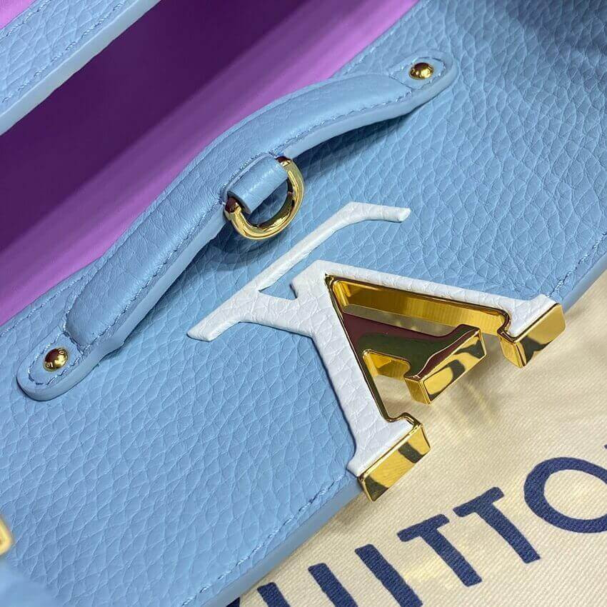 Louis Vuitton Capucines MM Bag M57672 Olympus Blue
