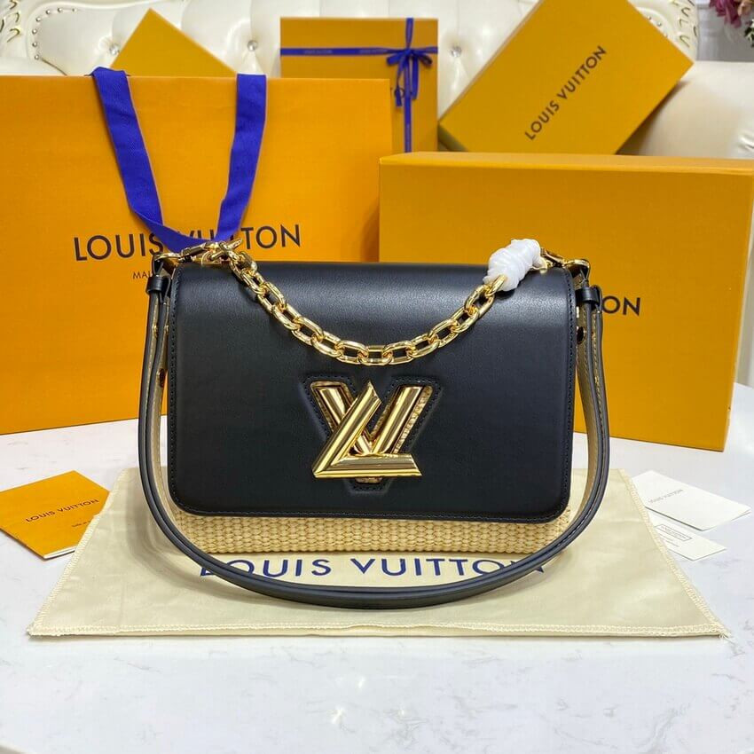 Louis Vuitton Twist MM M57647 Black