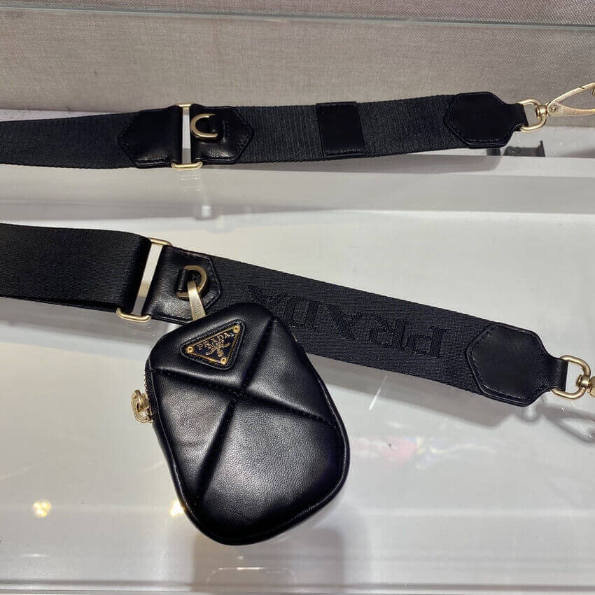 Prada Shearling Shoulder Bag 1BC151