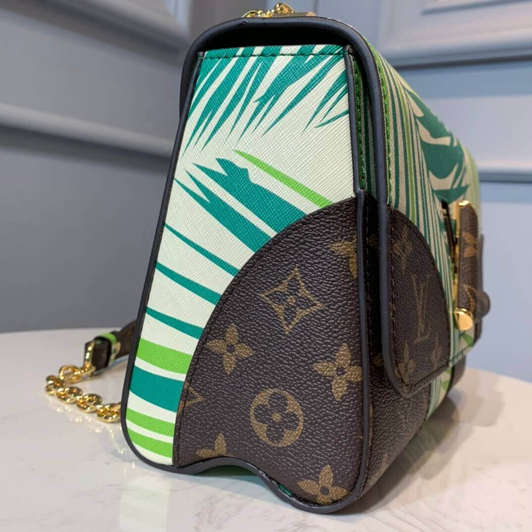Louis Vuitton Palm Print Twist MM Bag M50282