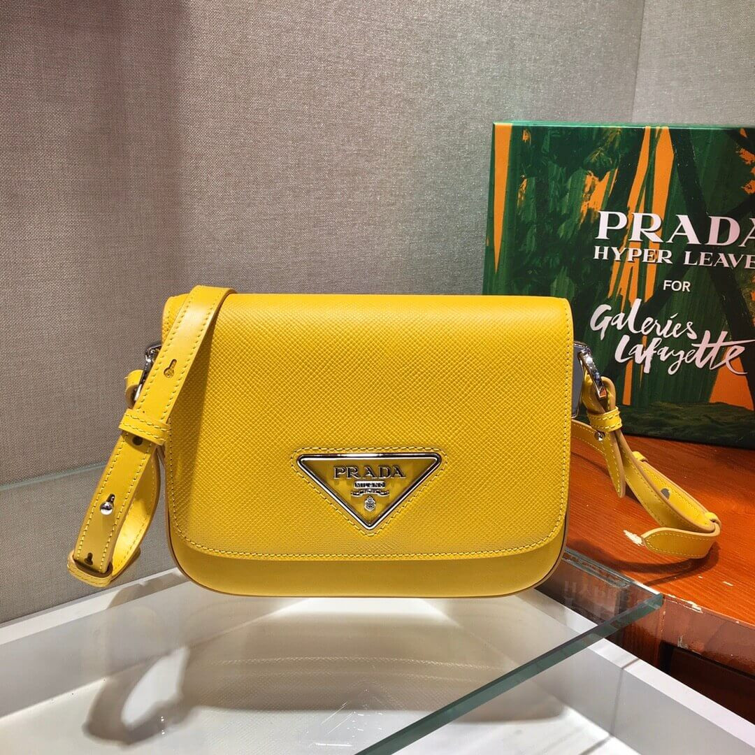 Prada Saffiano Leather Shoulder Bag 1BD249
