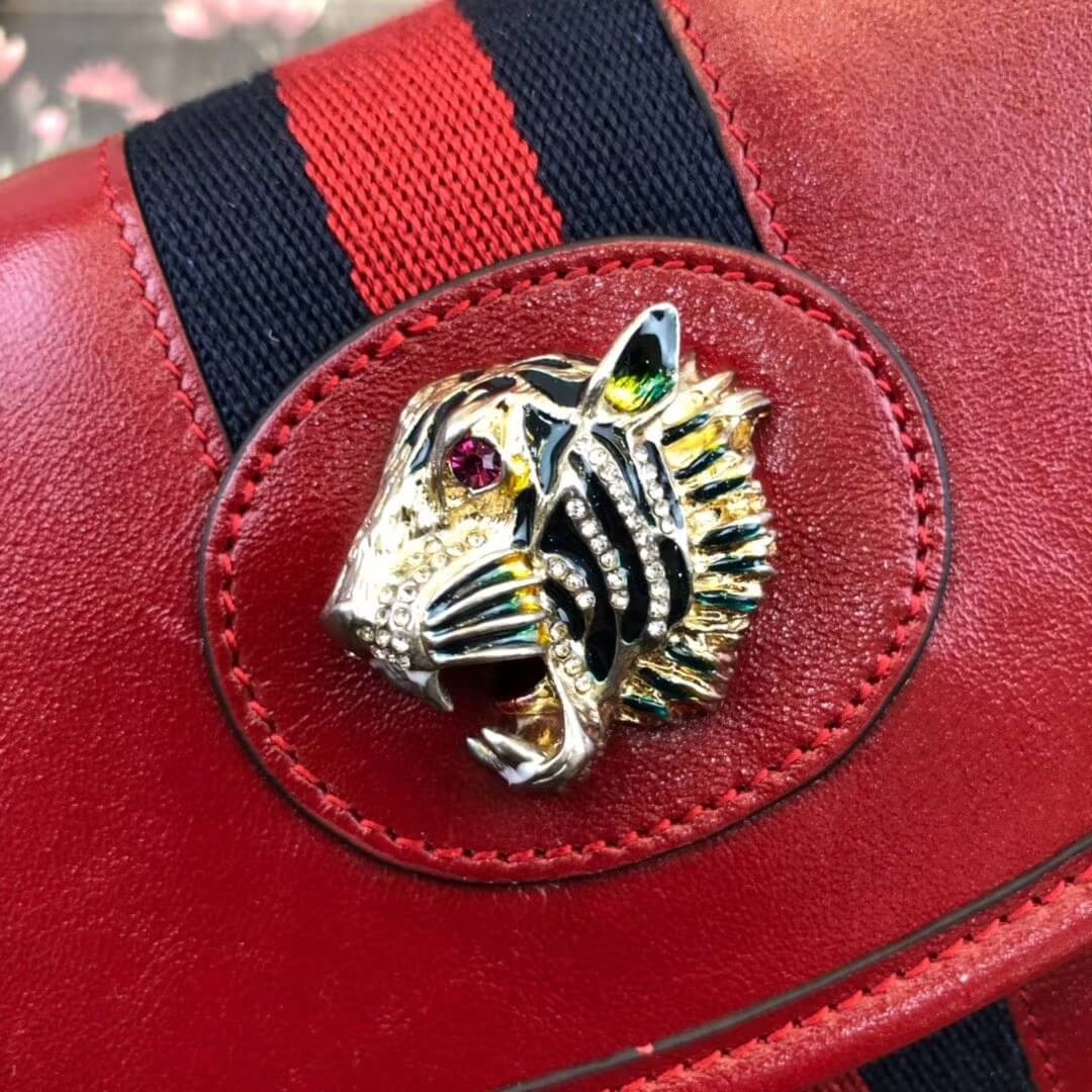 Gucci Smooth Leather Rajah Mini Bag 573797