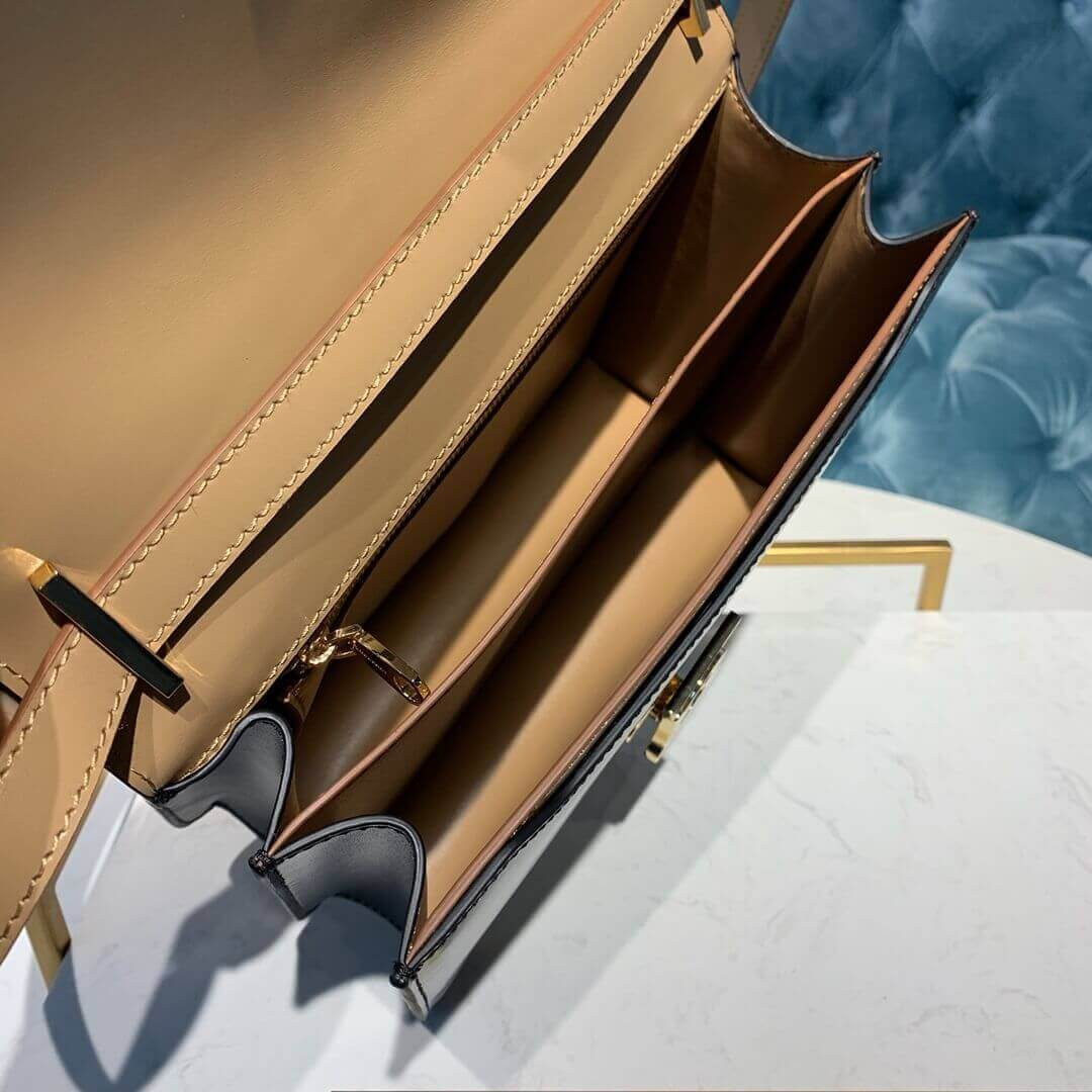 Burberry Medium Two-tone Leather TB Bag 80115771