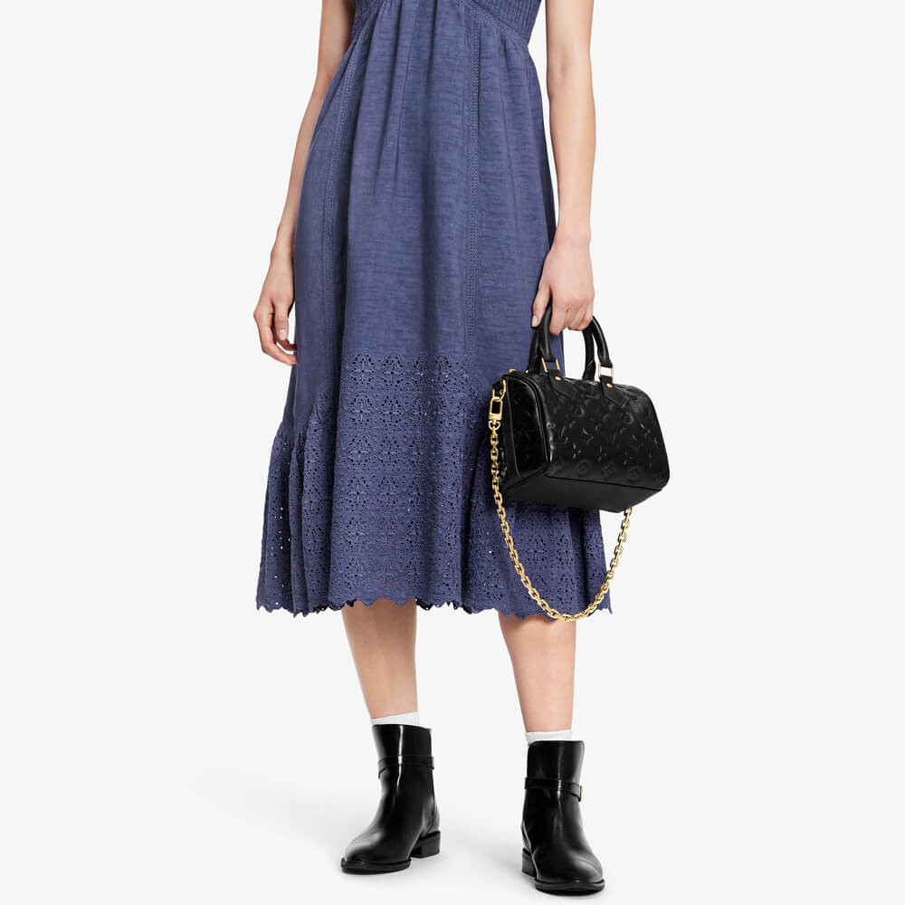 Louis Vuitton Speedy Bandoulière 22 in Black M58631