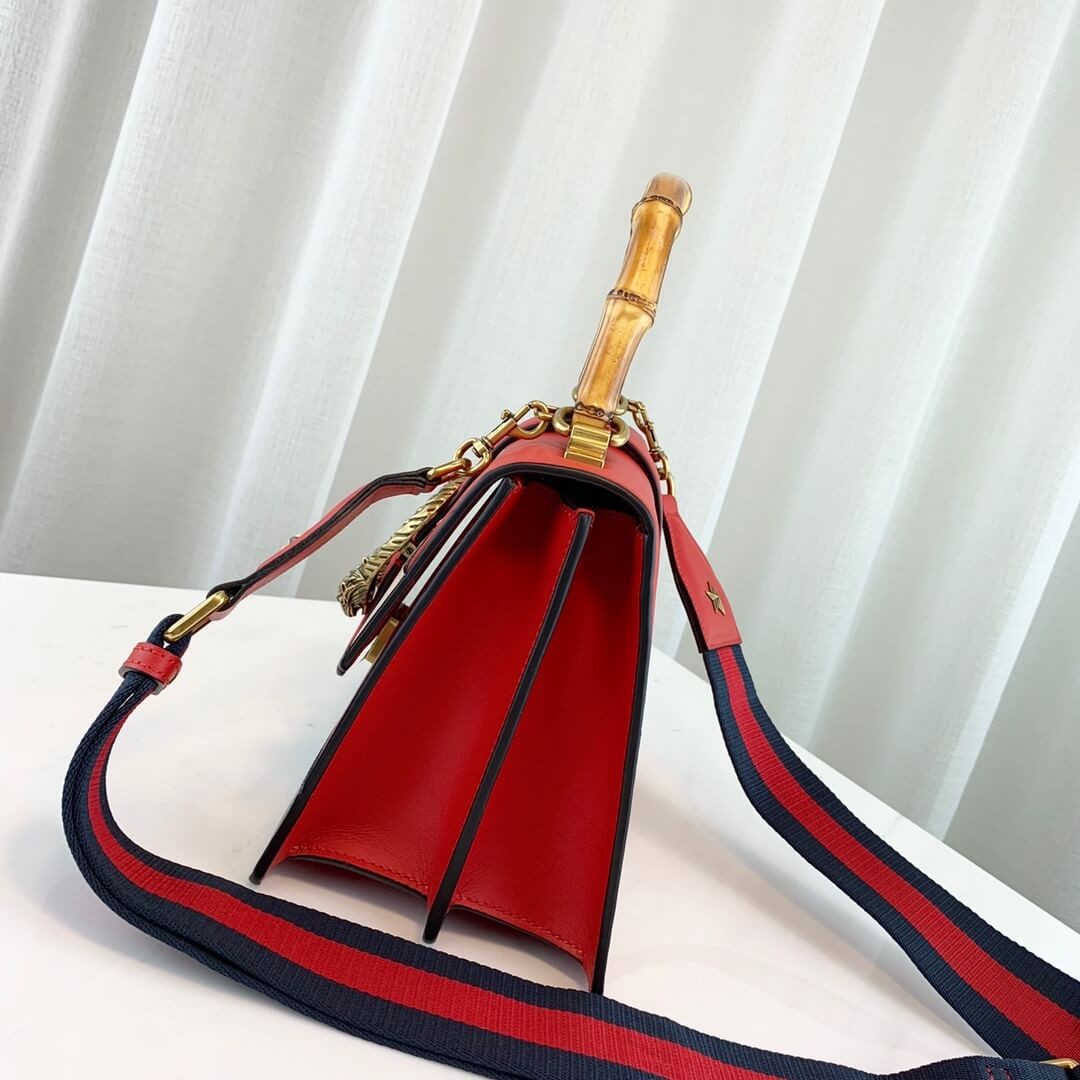 Gucci Dionysus Medium Top Handle Bag 448075 Red/White/Blue