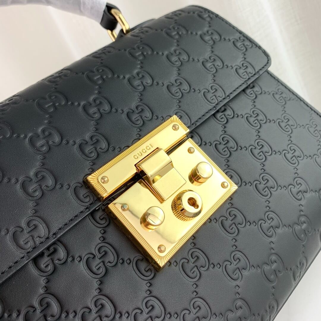 Gucci Padlock Small Gucci Signature Top Handle Bag 453188