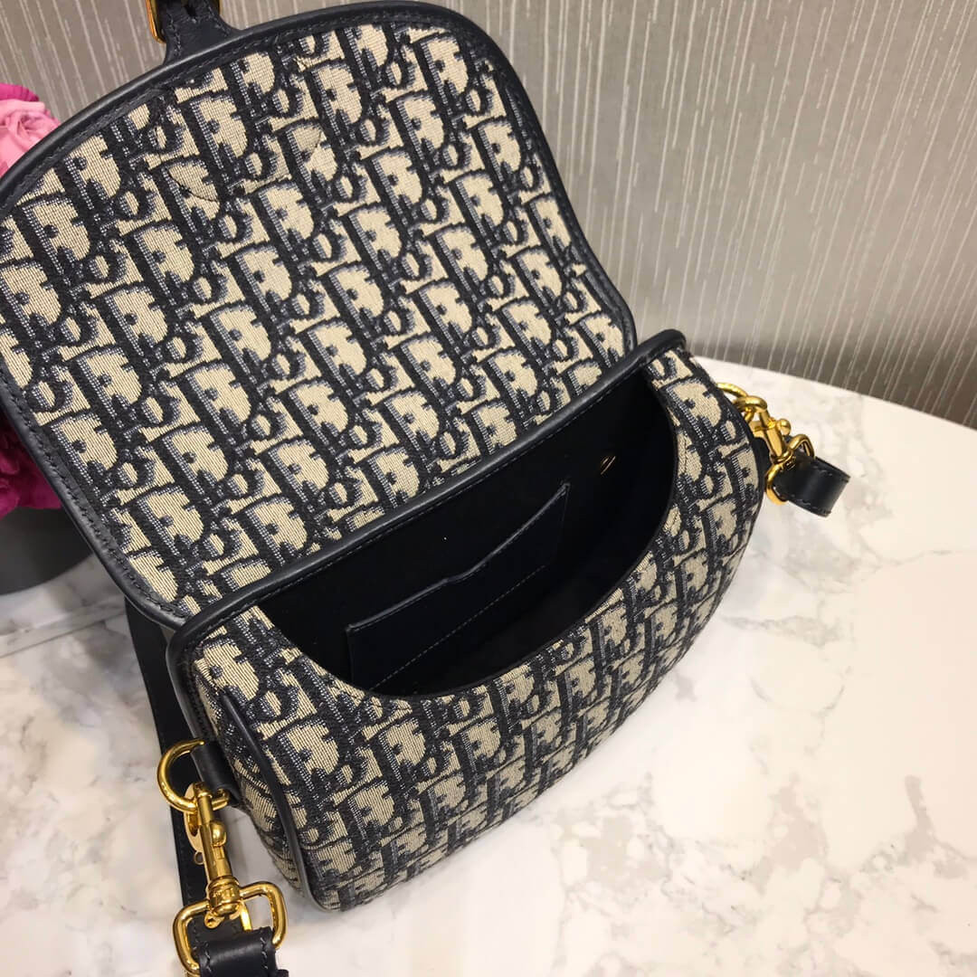 Christian Dior Medium Dior Bobby Bag in Oblique Jacquard M9319