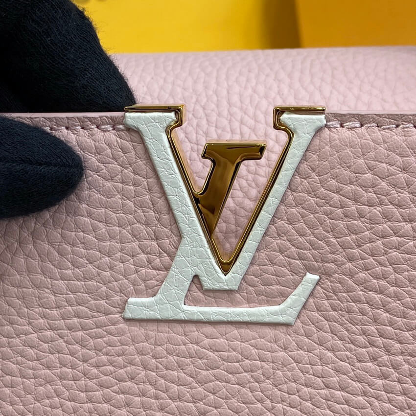 Louis Vuitton Capucines MM M59020 Rose/Beige