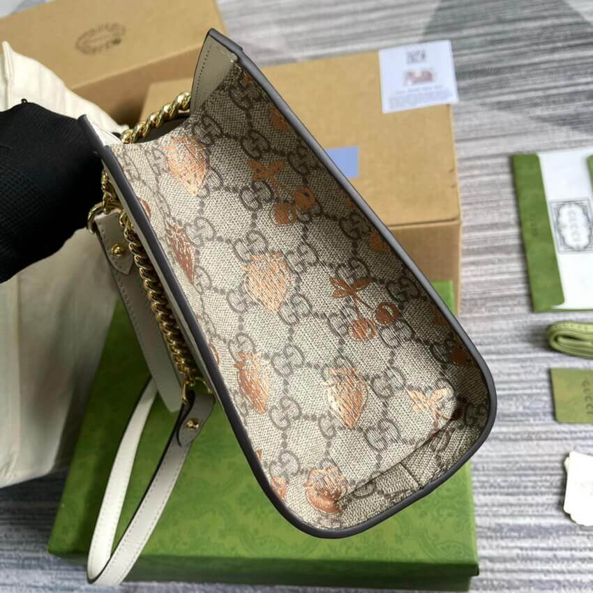 Gucci Padlock Small Berry Tote Bag 498156