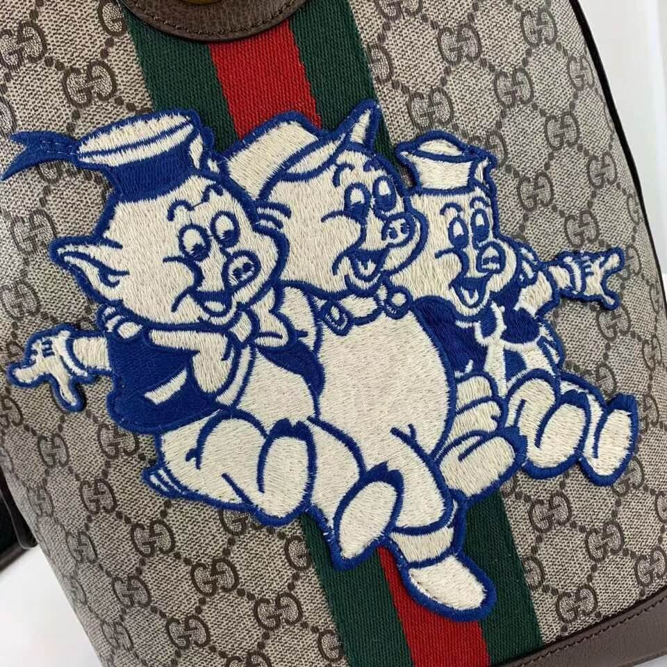 Gucci Ophidia GG Backpack with Three Little Pigs 552884
