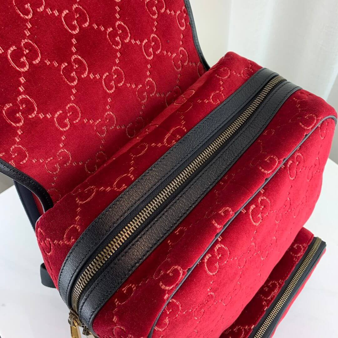 Gucci Small GG Velvet Backpack 574942