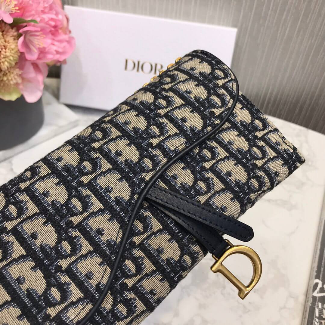 Christian Dior Saddle Long Wallet On Chain S5614