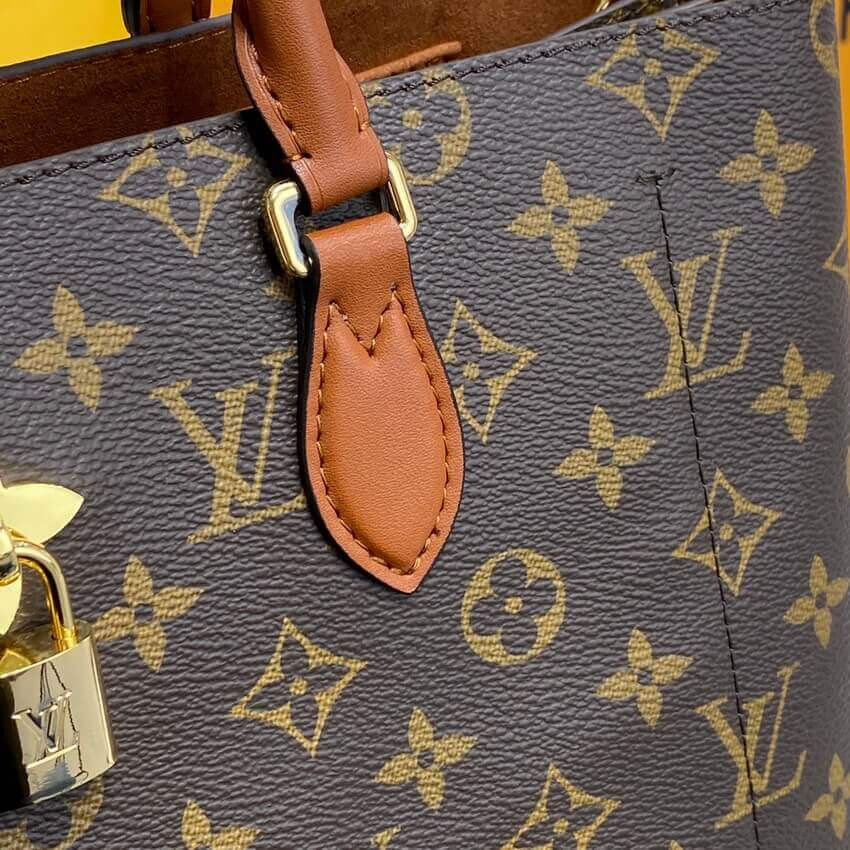 Louis Vuitton Monogram Canvas Flower Tote M43770 Caramel