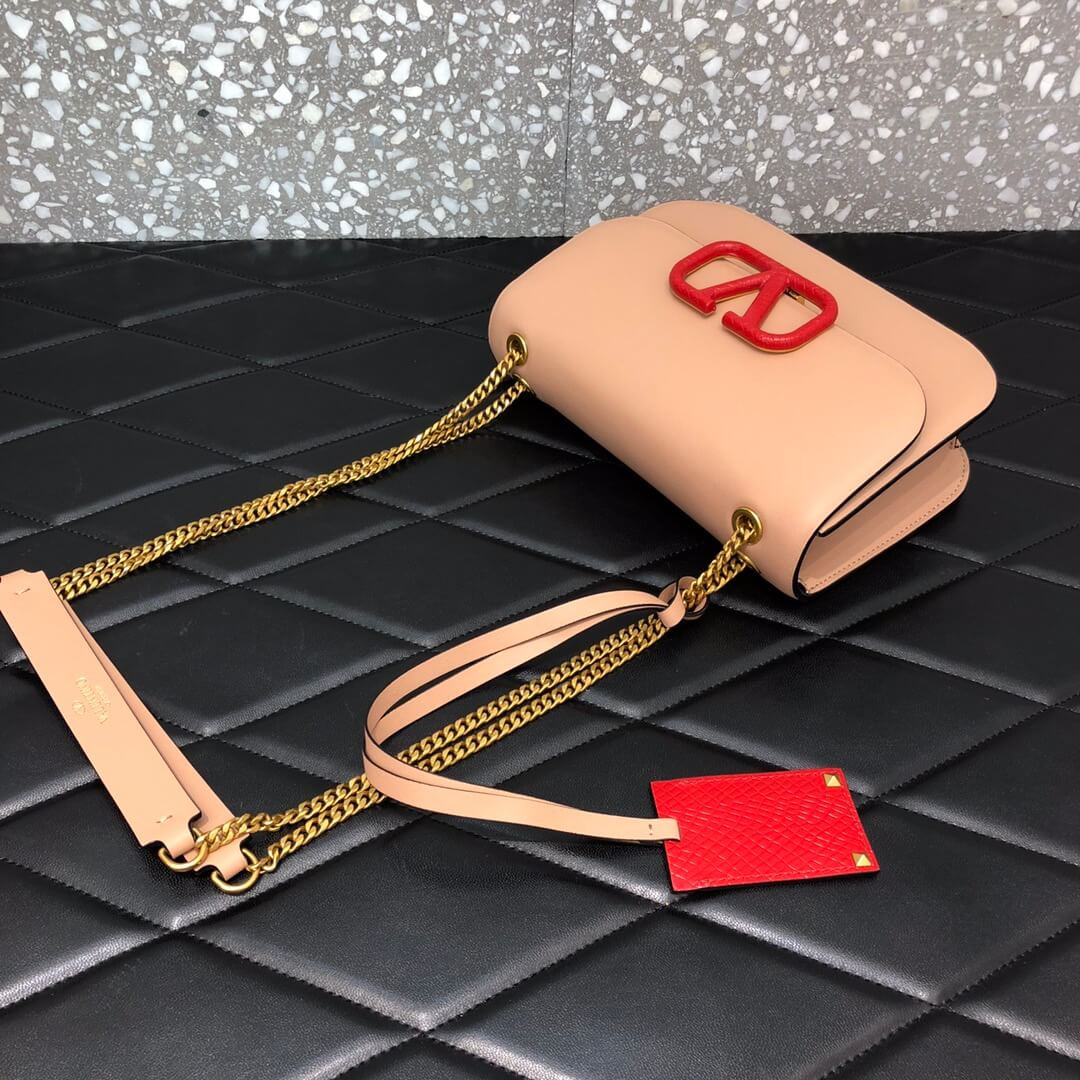 Valentino Garavani Vlock Calfskin Shoulder Bag 0027