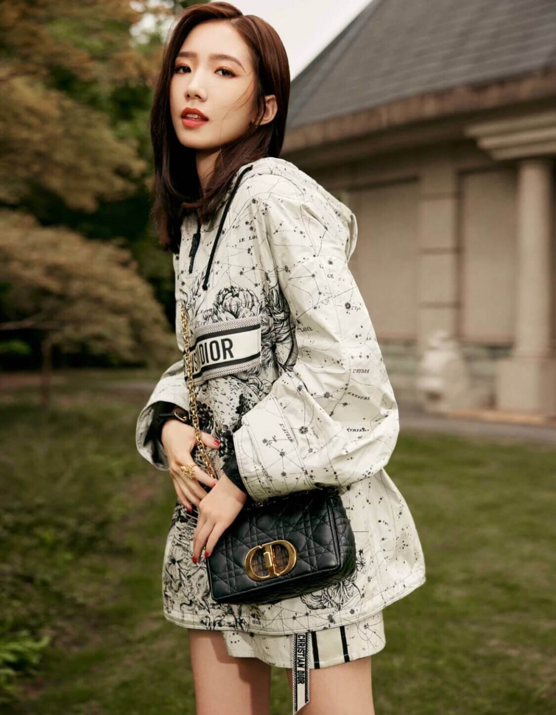 Dior Small Caro Bag in Supple Cannage Calfskin M9241