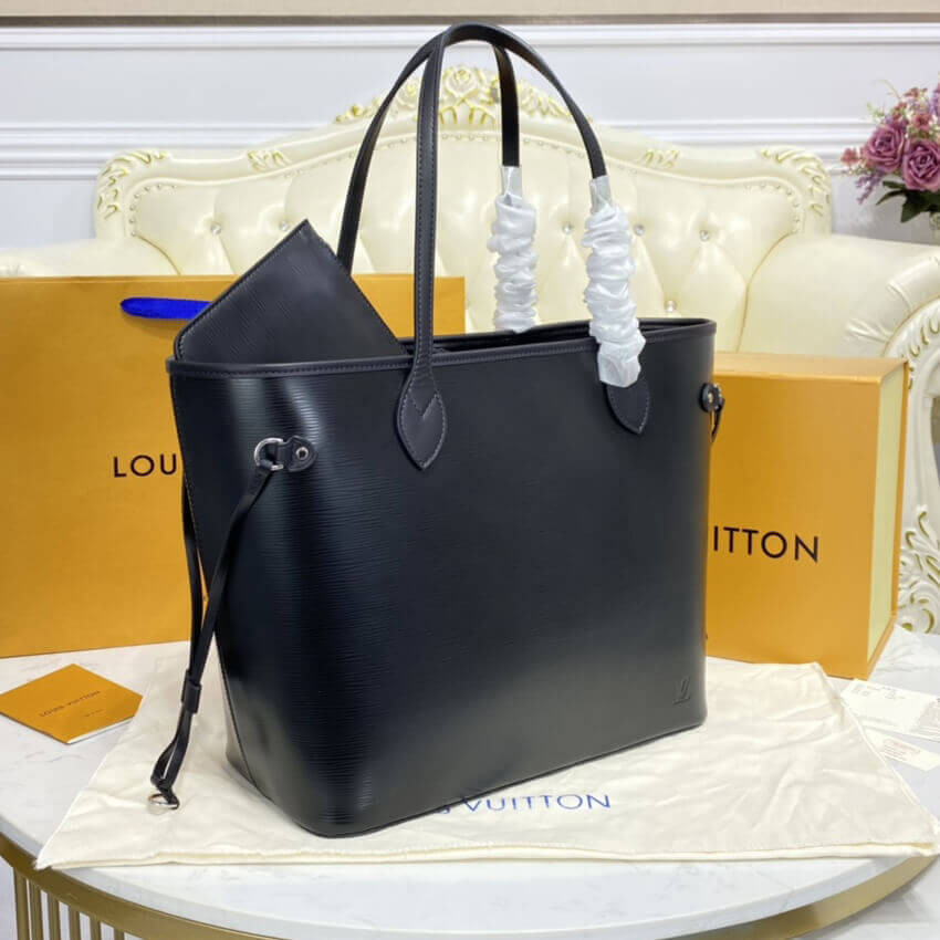 Louis Vuitton Epi Leather Neverfull MM M40392 Black
