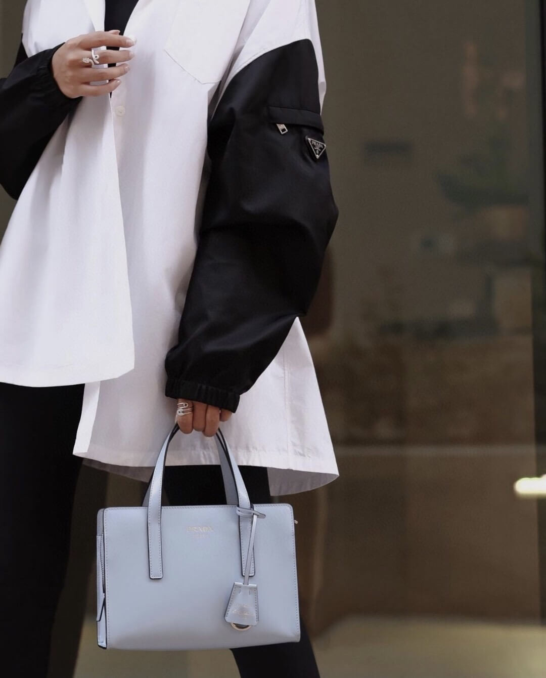 Prada Re-Edition 1995 Brushed-Leather Mini Handbag 1BA357