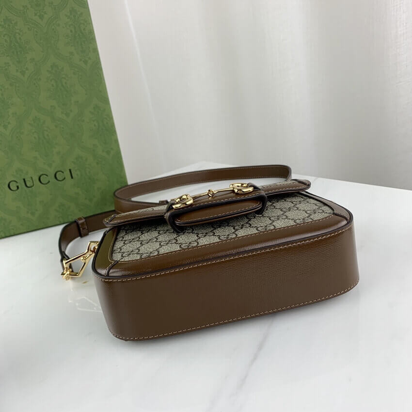 Gucci Horsebit 1955 Mini Bag in GG Supreme 658574