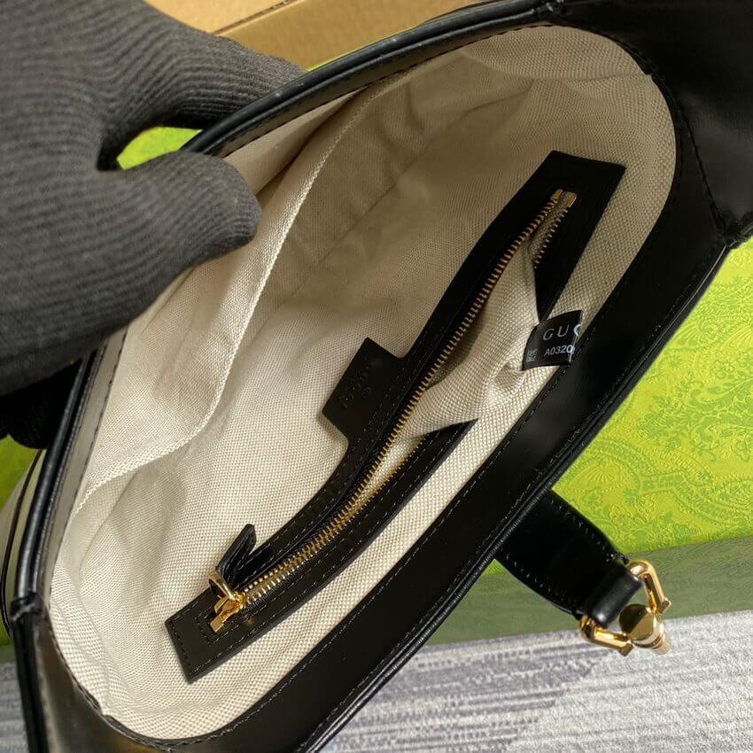 Gucci Jackie 1961 Leather Small Shoulder Bag 636706