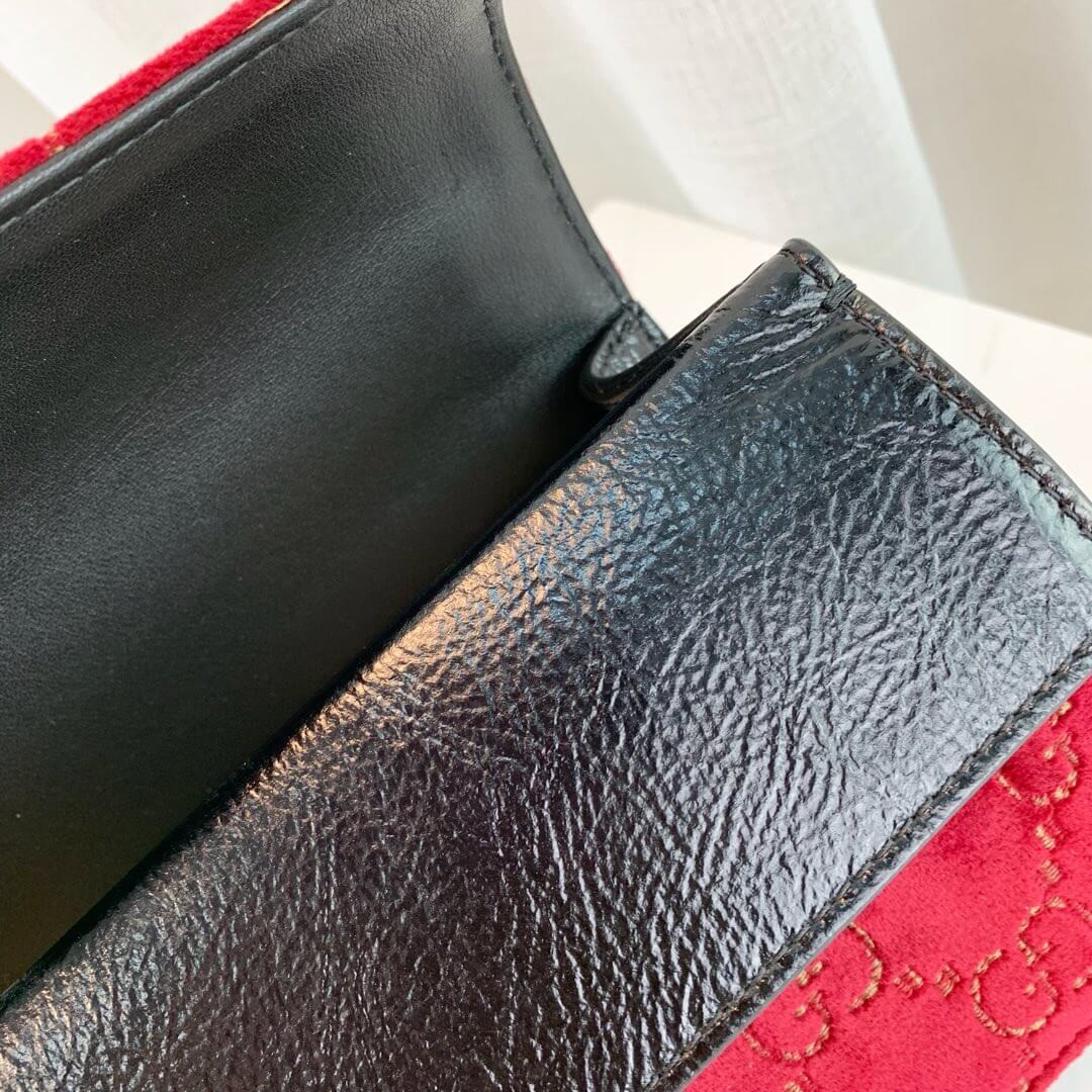 Gucci Dionysus GG Velvet Small Shoulder Bag 499623