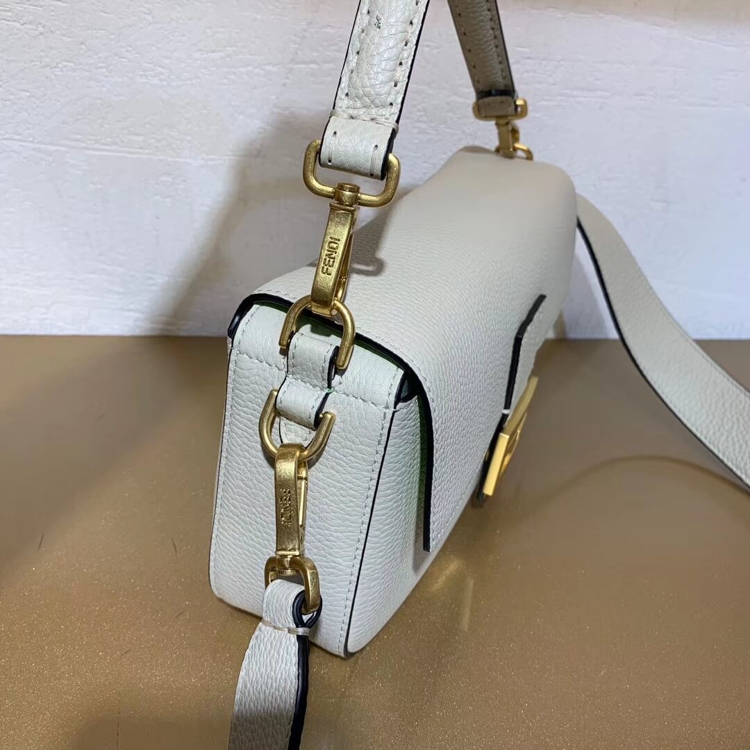 Fendi Grained Calfskin Baguette Bag 8BR600