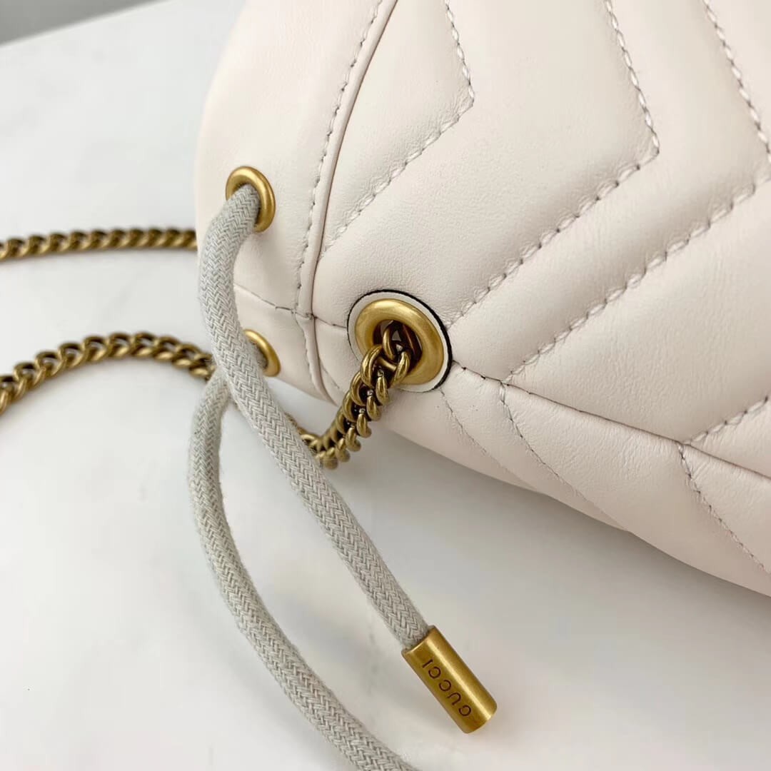 Gucci GG Marmont Matelassé Mini Bucket Bag 575163