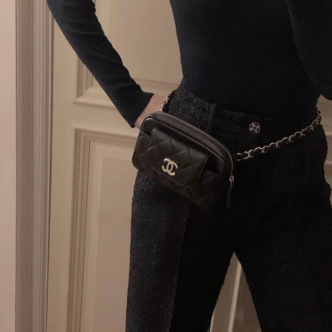 Chanel Waist Bag With Pouch AP1192