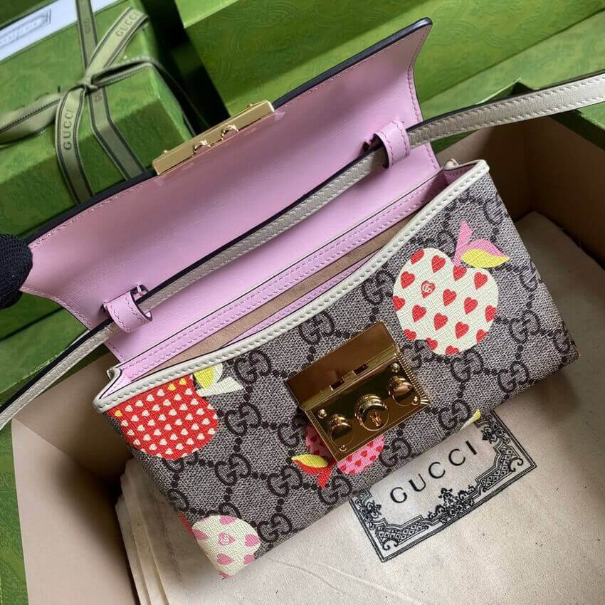 Gucci Les Pommes Padlock Mini Bag 652683