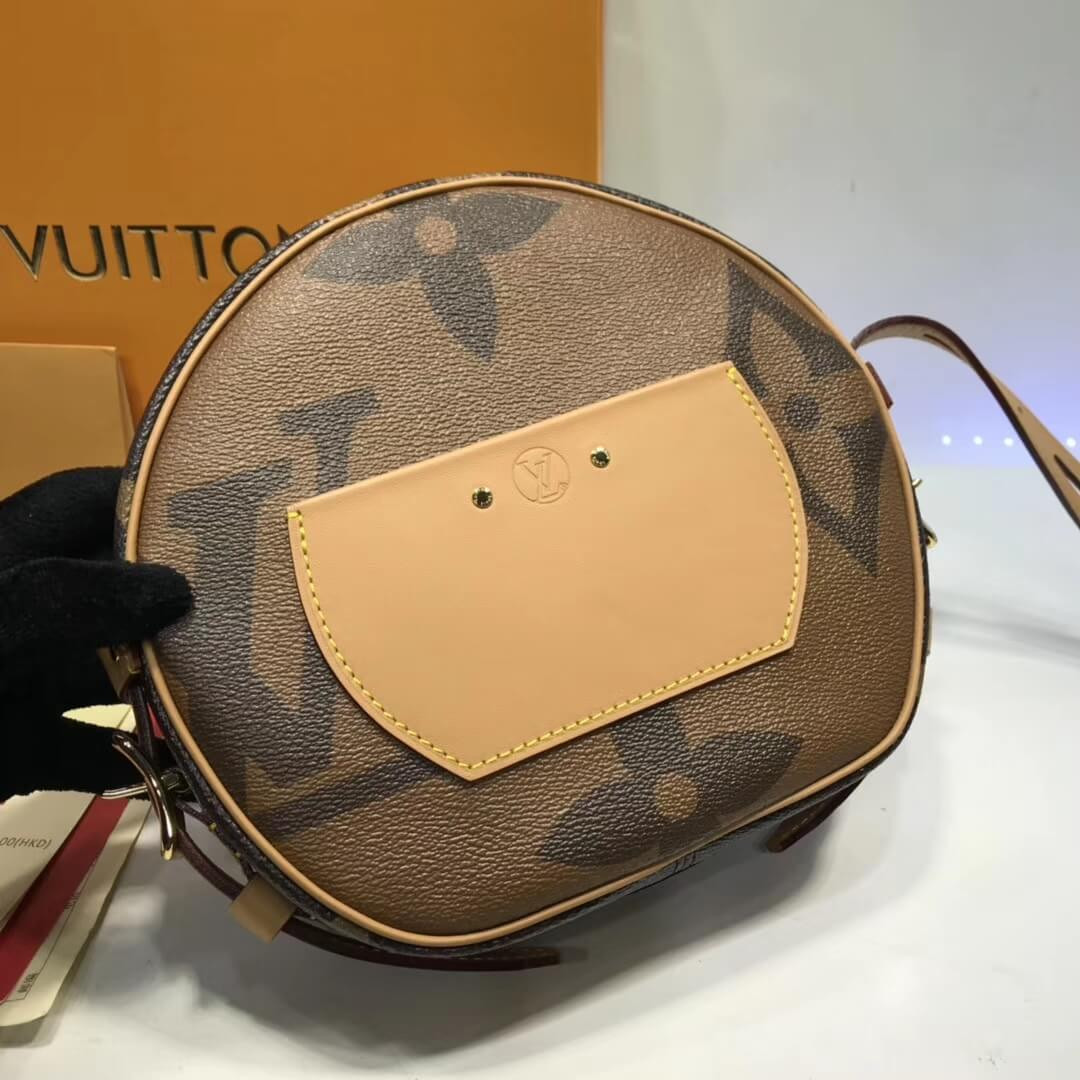 Louis Vuitton Monogram Reverse Canvas Boite Chapeau Souple M44604