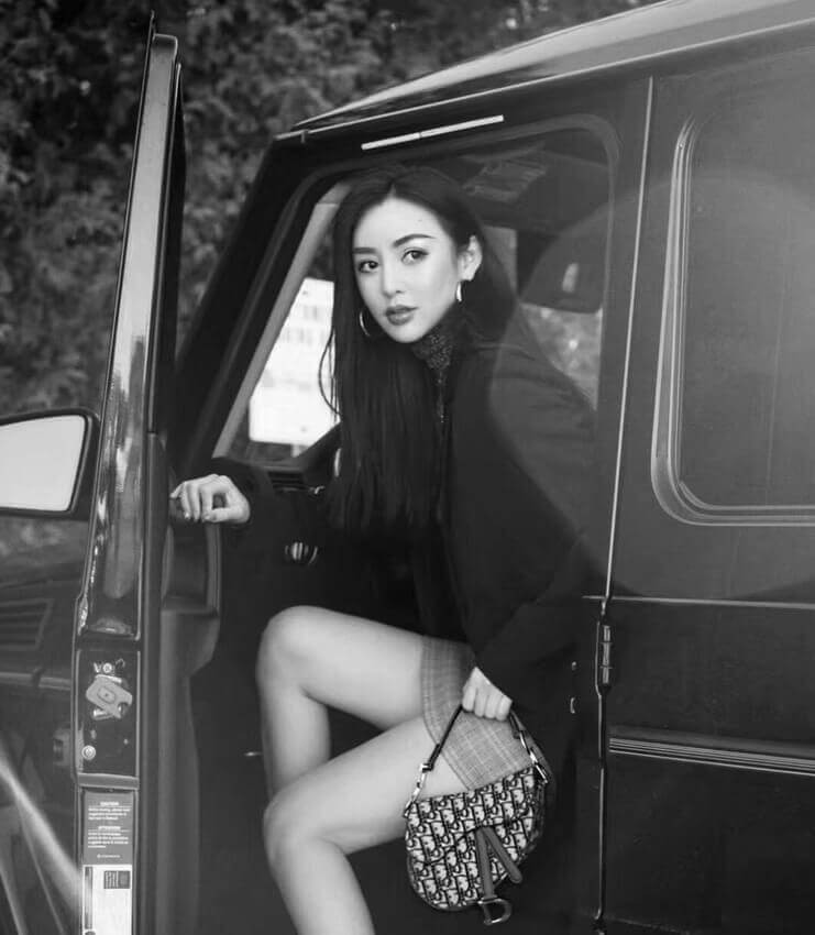 Dior Mini Saddle Bag Blue Oblique Jacquard M0447