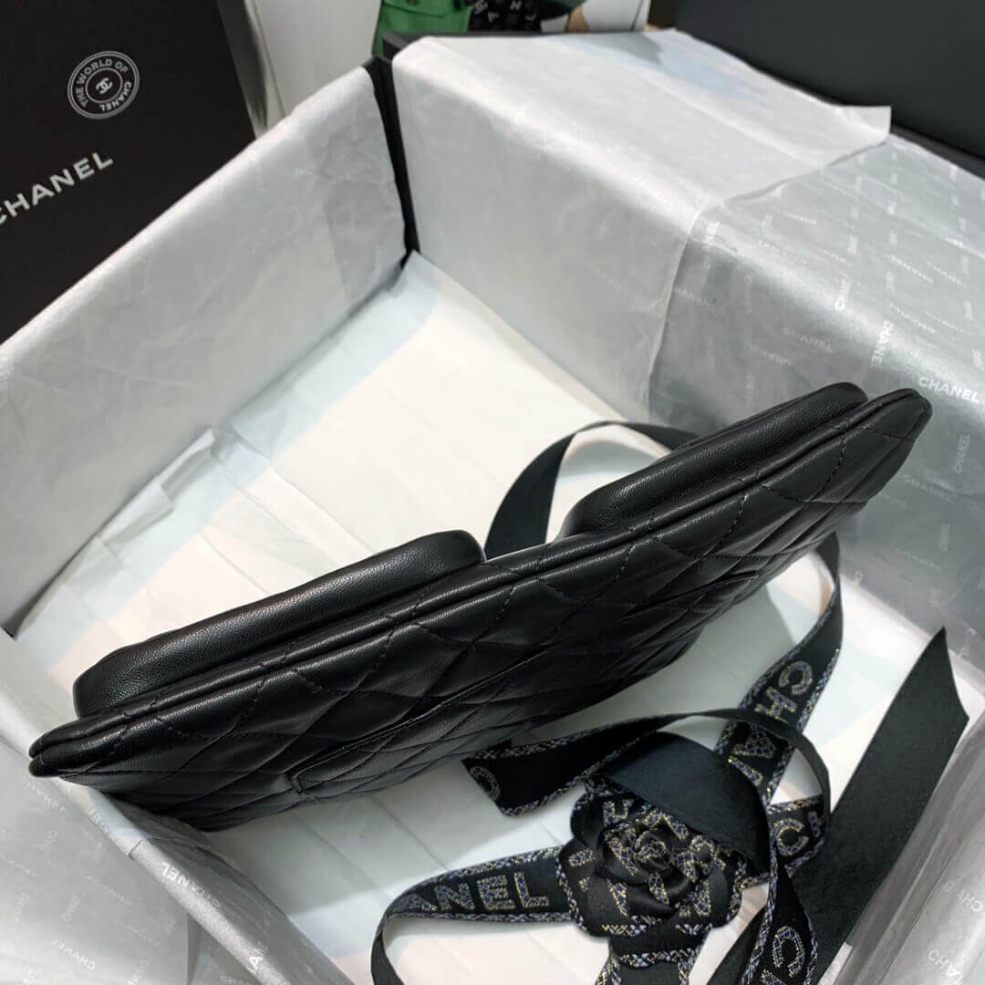 Chanel Lambskin Cases with Accessories AP1054 Black