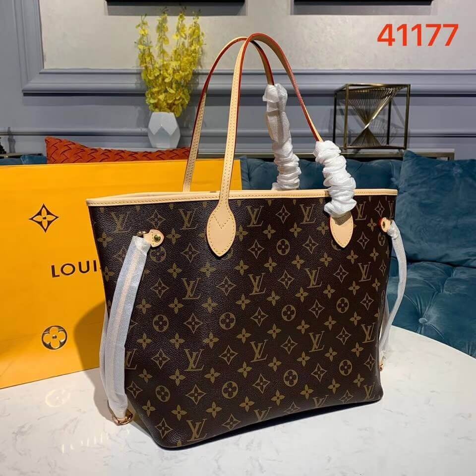 Louis Vuitton Monogram Canvas Neverfull MM M41177