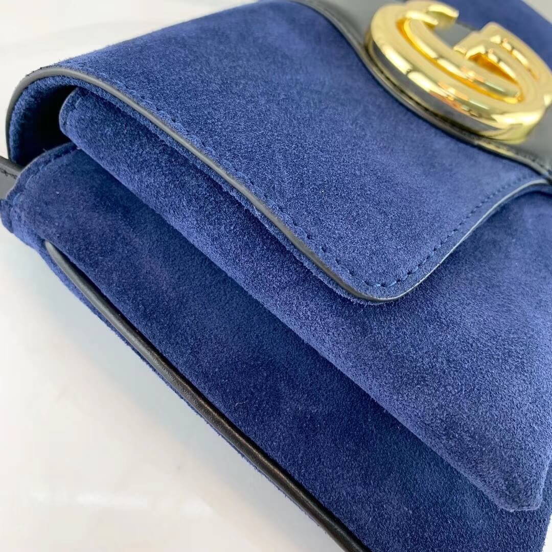 Gucci Suede Arli Small Shoulder Bag 550129