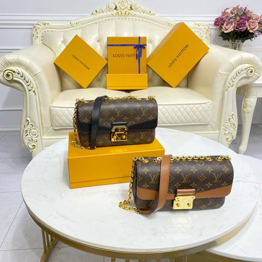 Louis Vuitton Monogram Leather Marceau Should Bag M46126 M46127