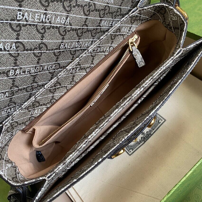Gucci x Balenciaga Horsebit 1955 Shoulder Bag 602204