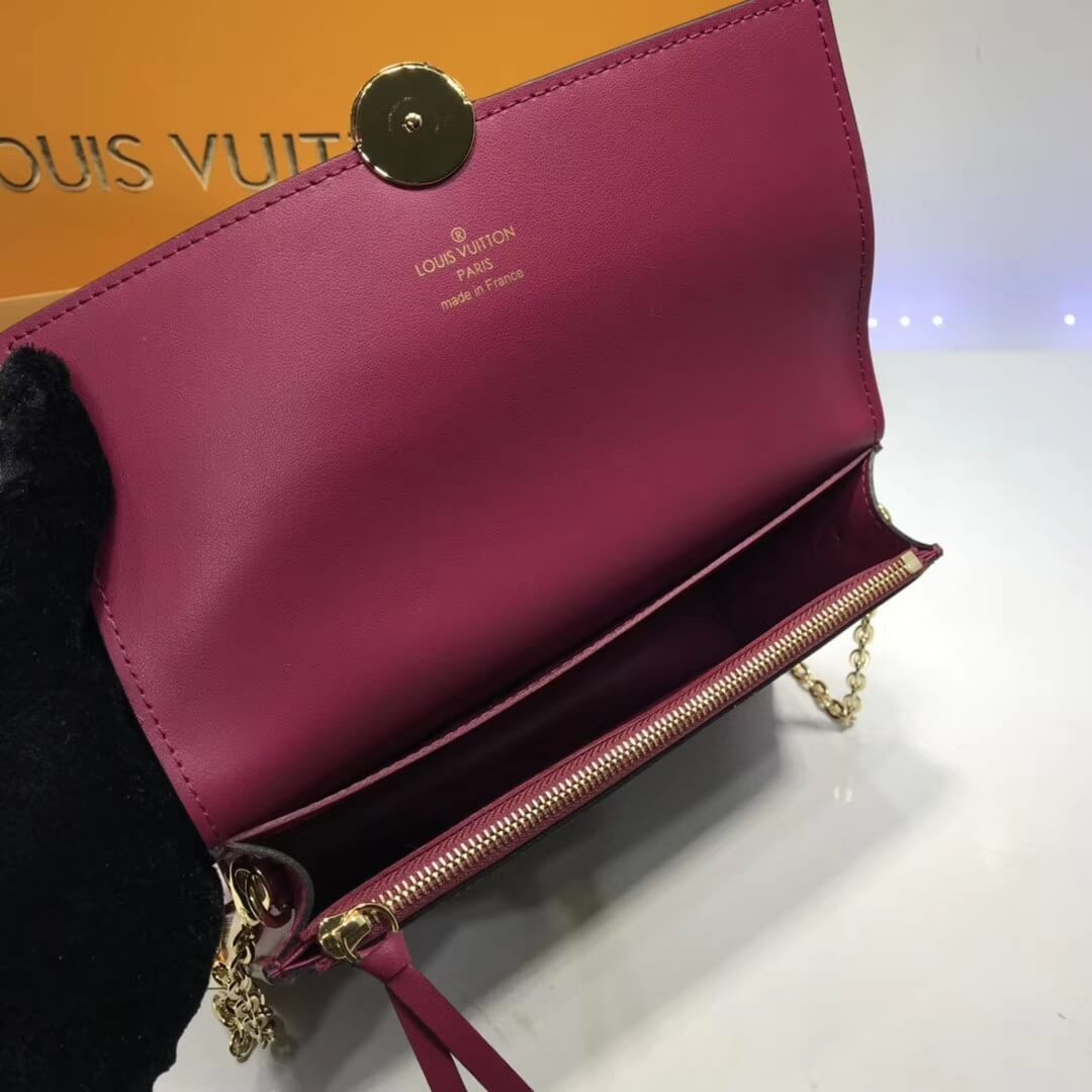 Louis Vuitton Monogram Canvas Flore Chain Wallet M67404 M67405