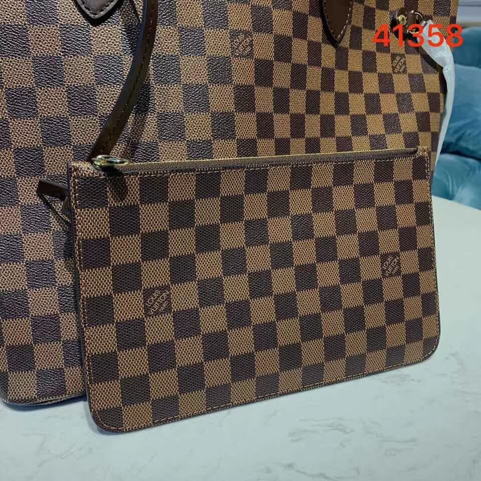 Louis Vuitton Damier Ebene Canvas Neverfull MM N41358