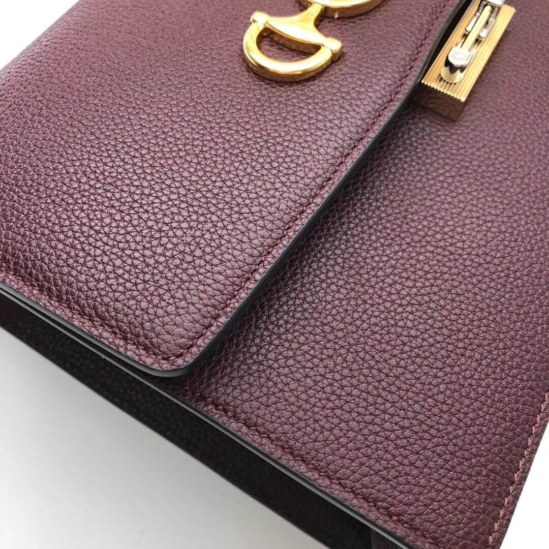 Gucci Zumi Grainy Leather Small Shoulder Bag 576388