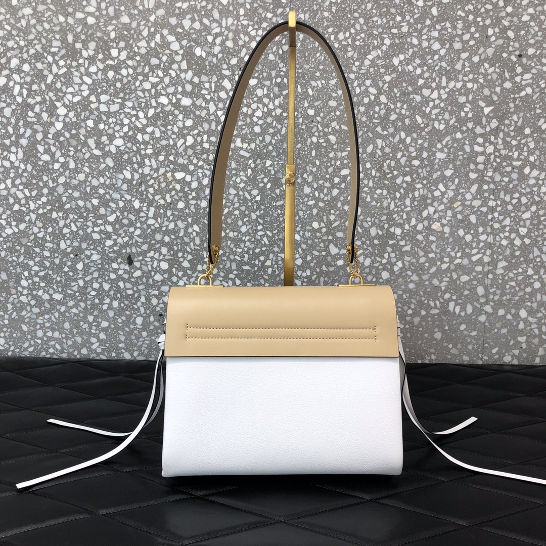 Valentino Garavani Small Vring Smooth Calfskin And Buffalo Leather Shoulder Bag 0003