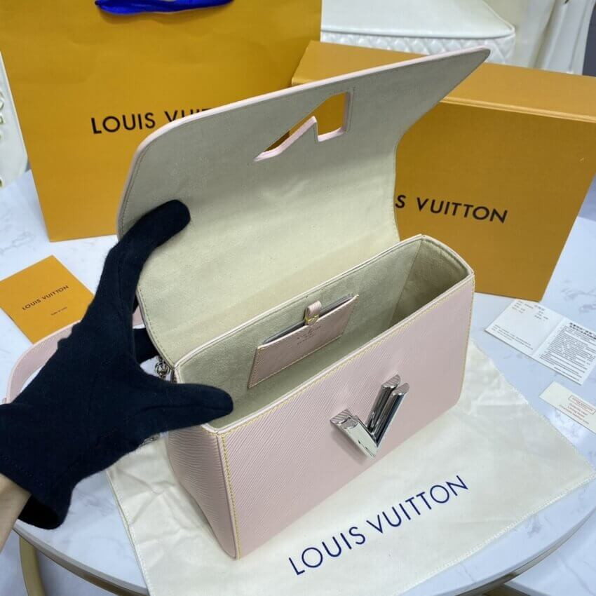 Louis Vuitton Epi Leather Twist MM M50282 Rose Ballerine