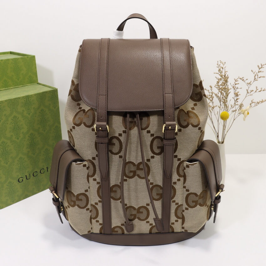 Gucci Backpack With Jumbo GG 678829