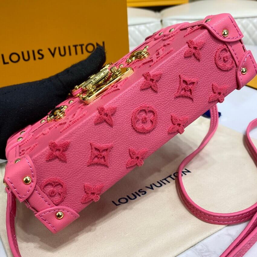 Louis Vuitton Petite Malle Bag M20745 Fluo Pink