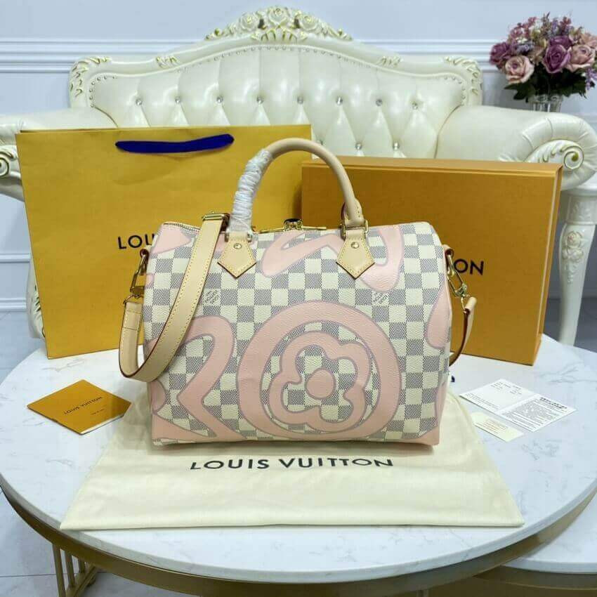 Louis Vuitton Damier Azur Speedy Bandouliere 30 N41052