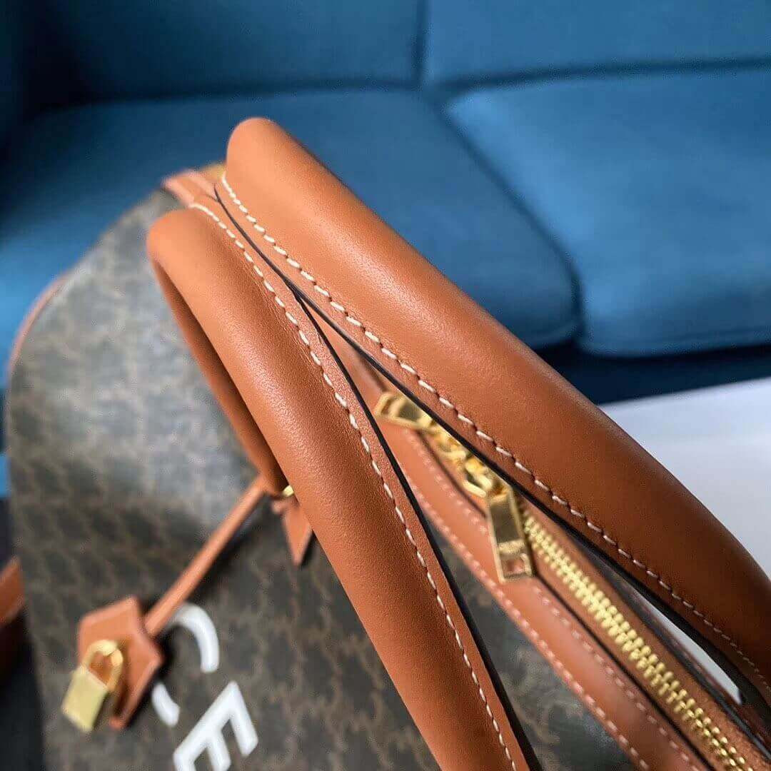 Celine Large Voyage Bag In Triomphe Canvas 191472