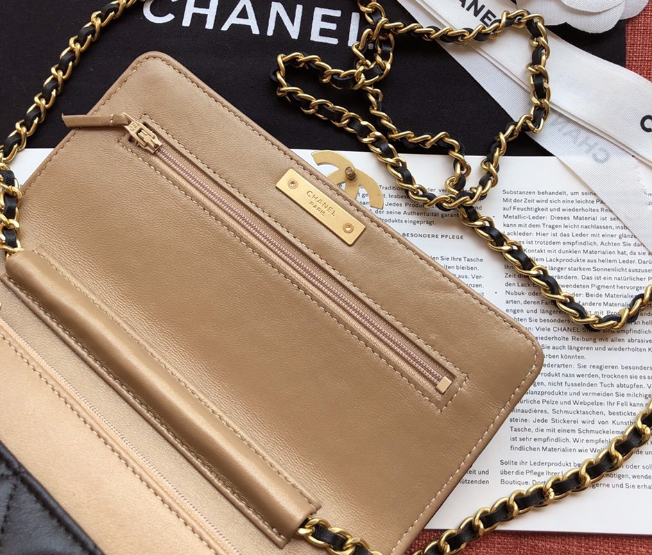 Chanel Small Flap Bag A57275 Black/Gold