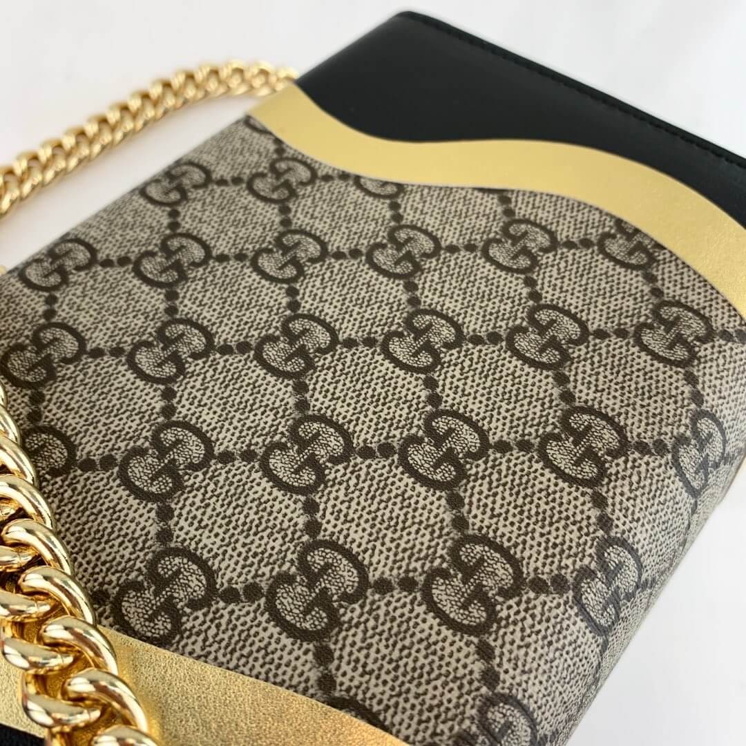 Gucci Padlock Small GG Shoulder Bag 432182 Black