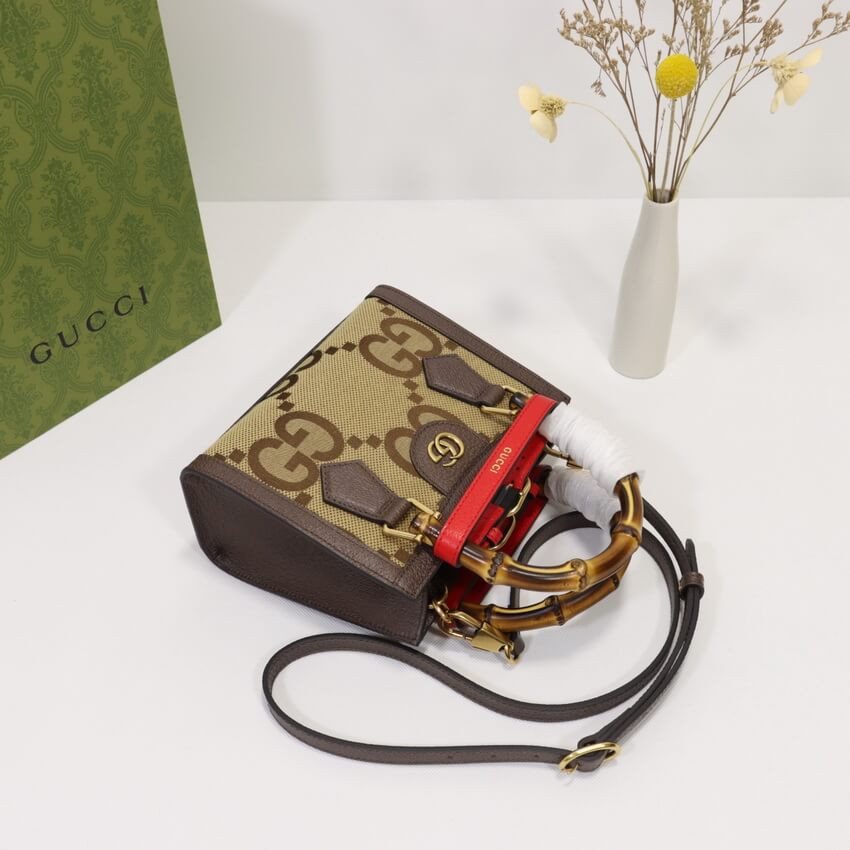 Gucci Diana Jumbo GG Mini Tote Bag 655661