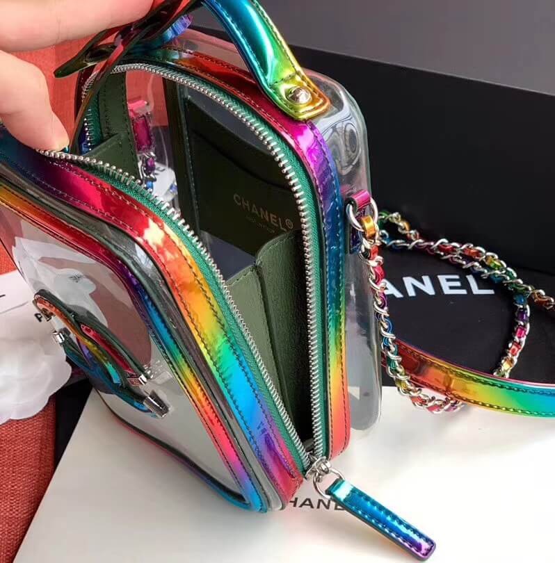 Chanel Vanity Case In Multicolour PVC AS0988