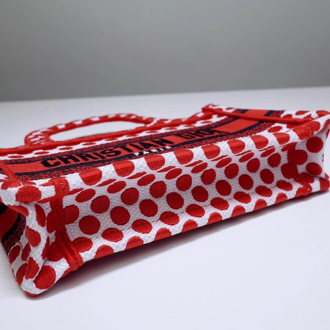 Dior Polkadot Dioramour Mini Book Tote Bag S5475